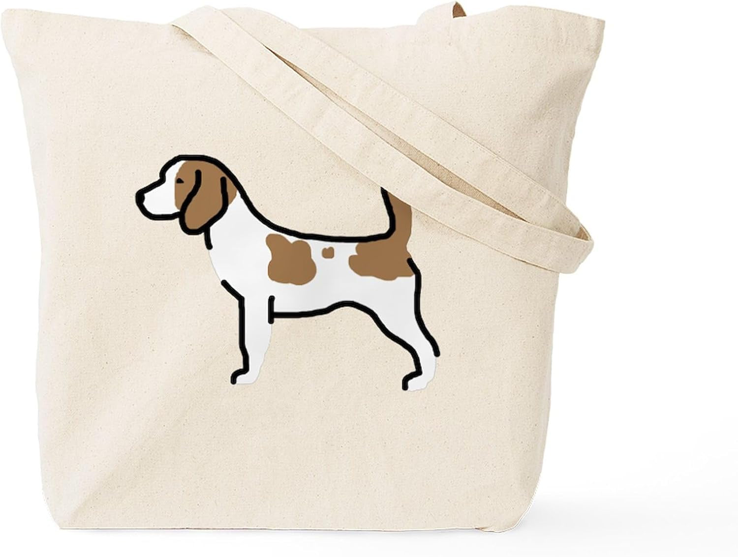 Beagle II Tote Bag Natural Canvas Tote Bag, Reusable Shopping Bag