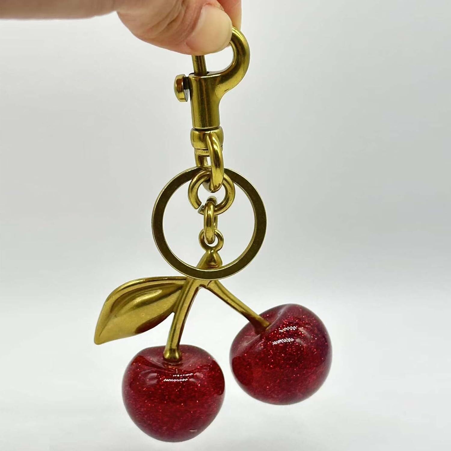 Cherry Bag Charms for Handbags Purse Charms Cute Cherry Keychains for Women Car