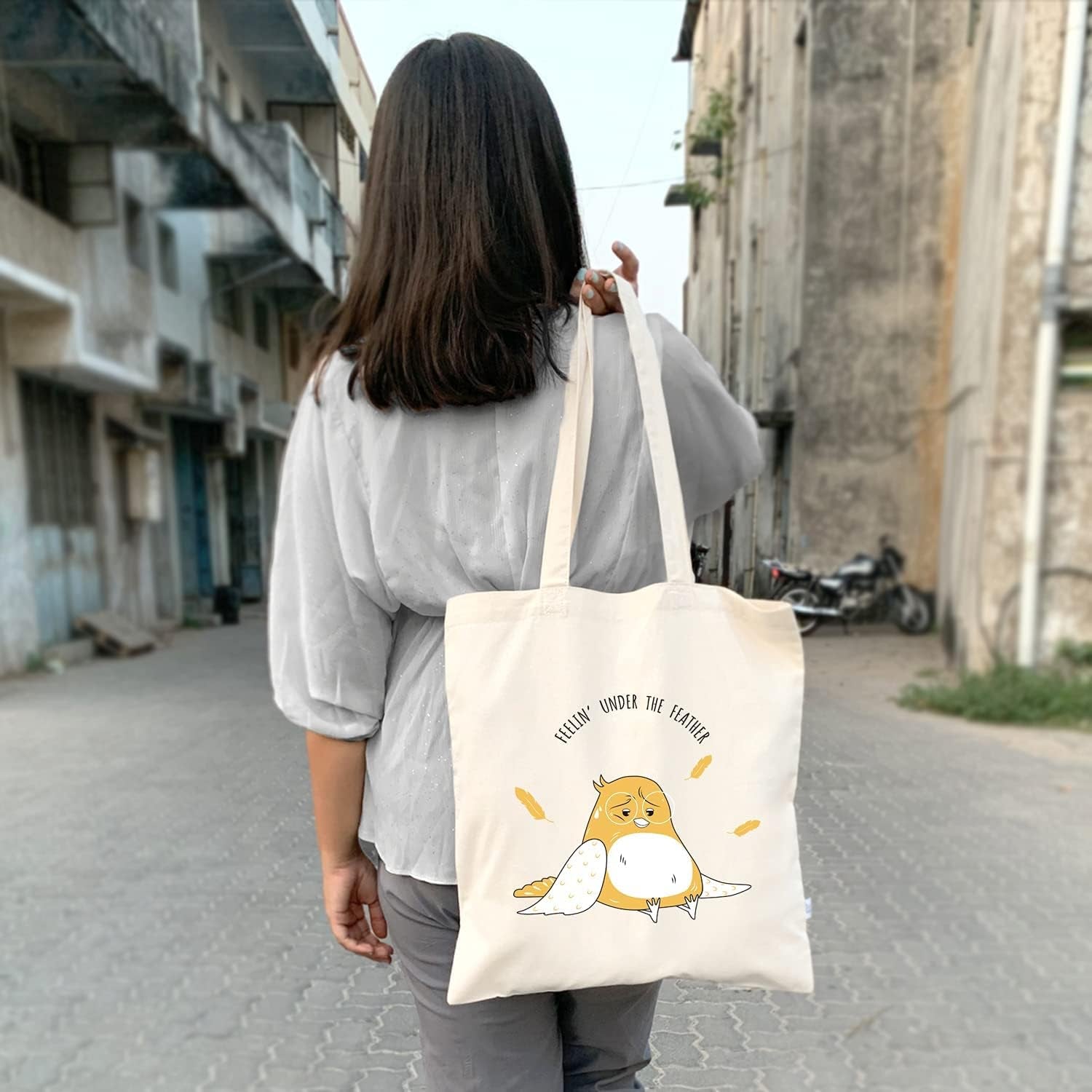 Canvas Tote Bag for Women, Reusable Grocery Bags, Cute Tote Bags Aesthetic for Shopping, Beach, College