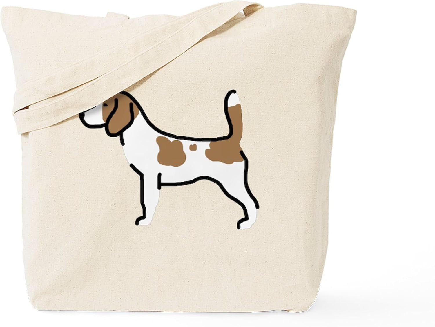 Beagle II Tote Bag Natural Canvas Tote Bag, Reusable Shopping Bag