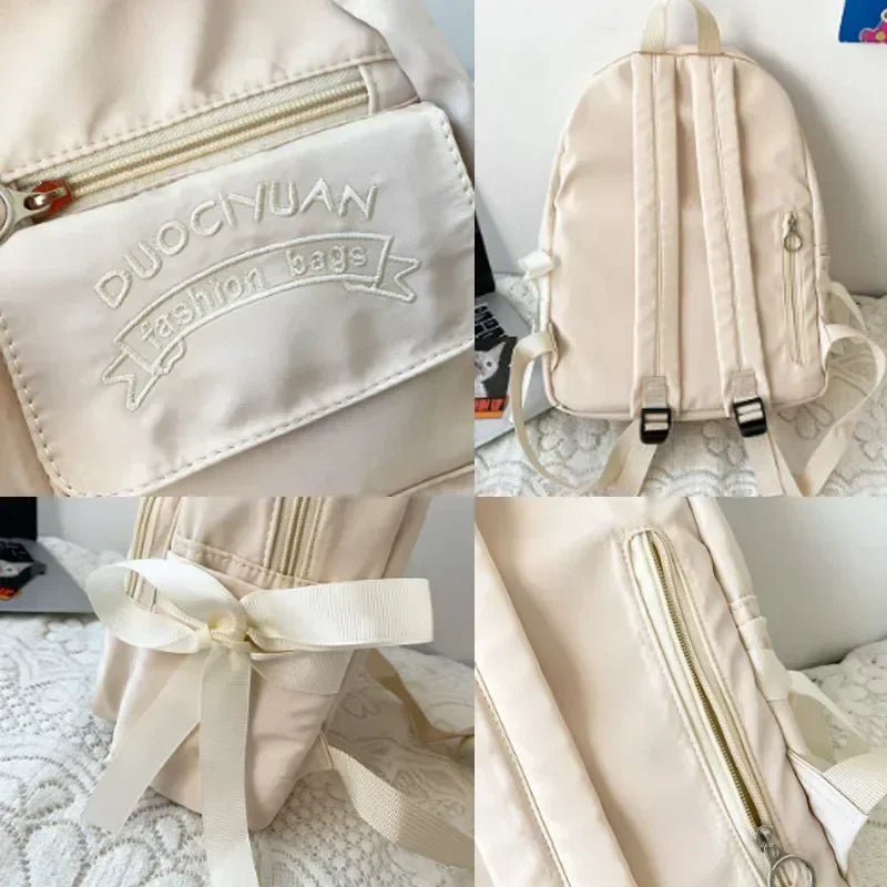 Fashion Backpack Canvas Women Backpack Anti-Theft Shoulder Bags New School Bag for Teenager Girls School Backapck Female