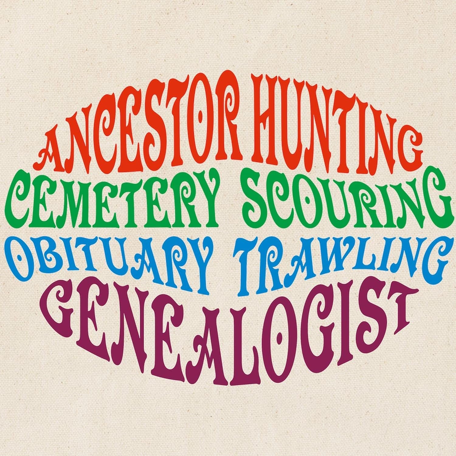 Ancestor Hunting Tote Bag