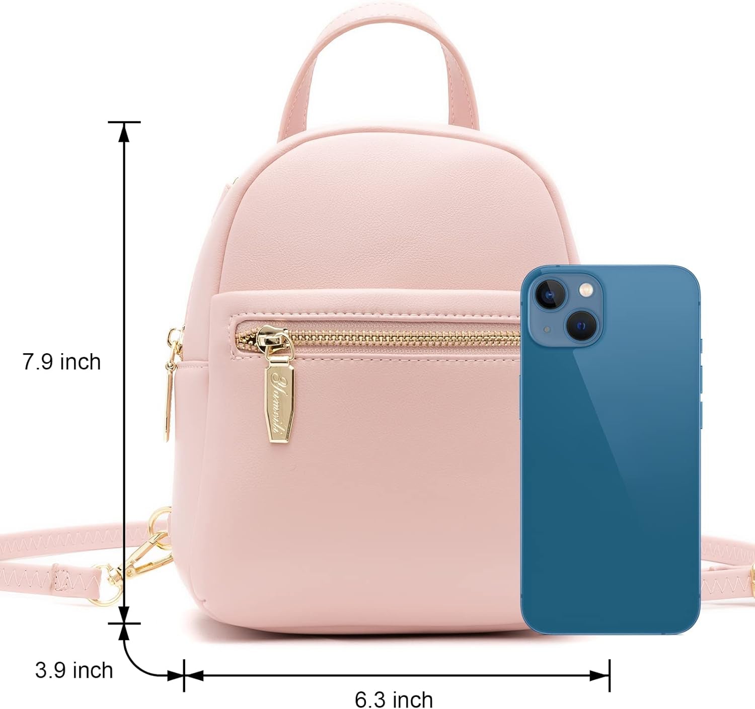 Mini Backpack Purse for Girls Teenager Cute Leather Backpack Women Small Shoulder Bag Handbags Blue