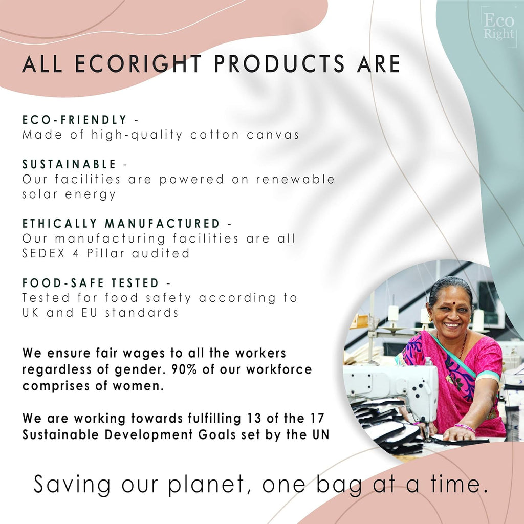100% Organic Canvas Tote Bag with Zip, Eco-Friendly Small Tote Bags for Women for Christmas, Travel, Beach & Shopping, Panda, One Size