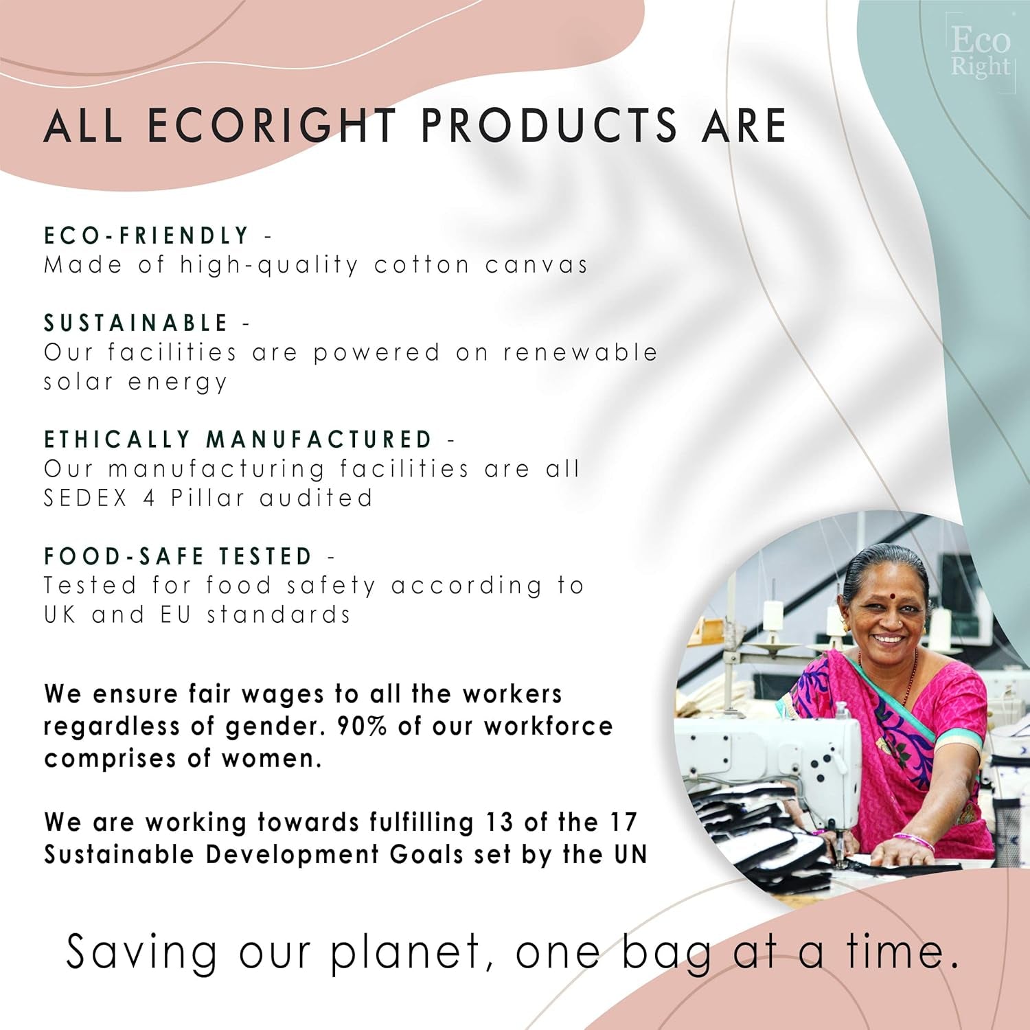 100% Organic Canvas Tote Bag with Zip, Eco-Friendly Small Tote Bags for Women for Christmas, Travel, Beach & Shopping, Panda, One Size