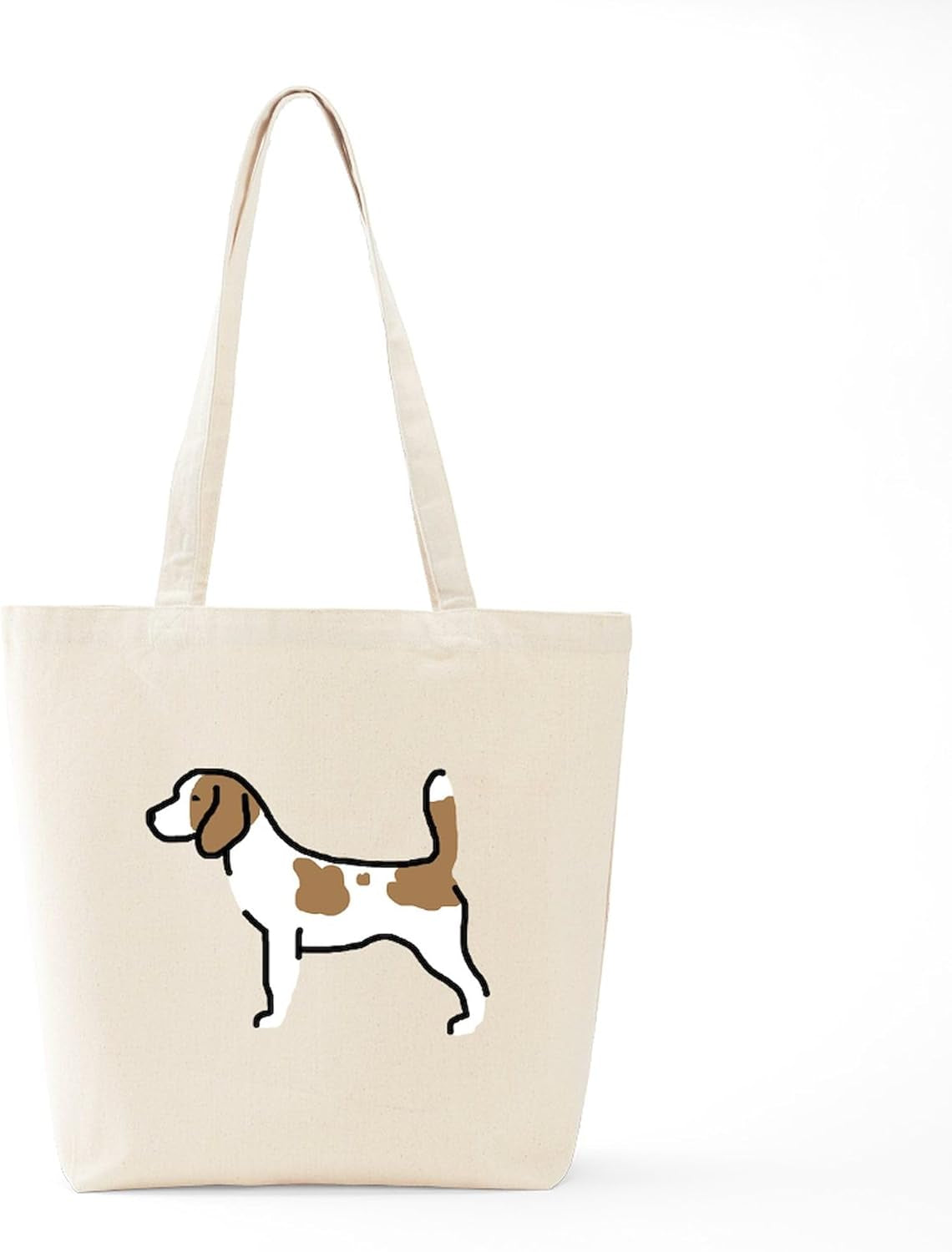 Beagle II Tote Bag Natural Canvas Tote Bag, Reusable Shopping Bag
