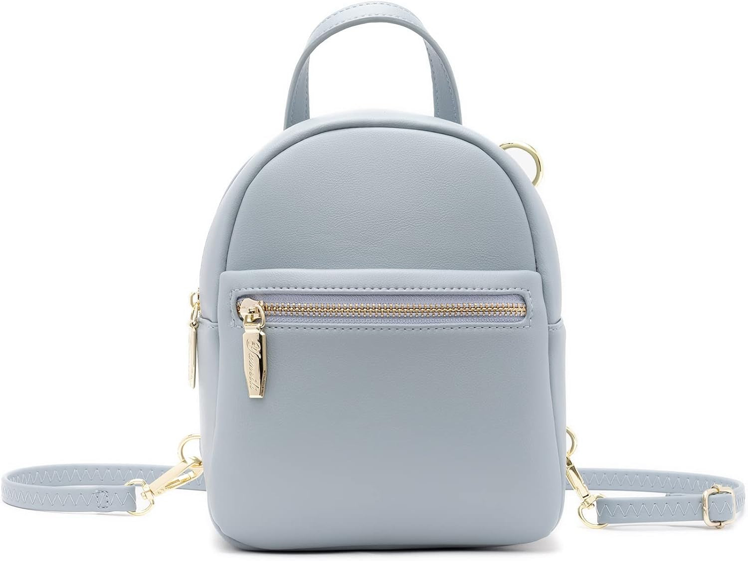 Mini Backpack Purse for Girls Teenager Cute Leather Backpack Women Small Shoulder Bag Handbags Blue
