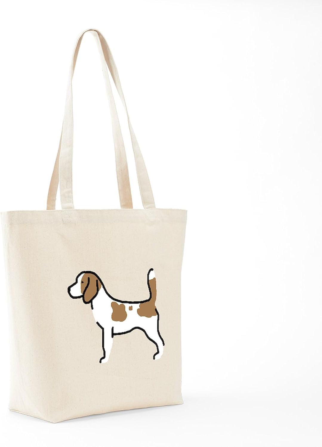 Beagle II Tote Bag Natural Canvas Tote Bag, Reusable Shopping Bag
