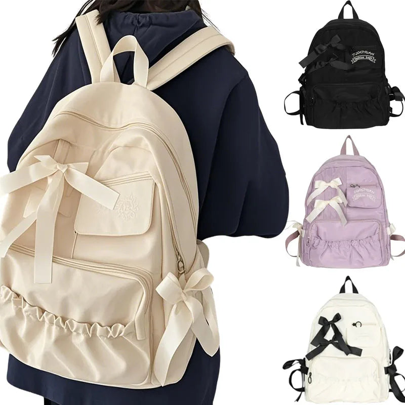 Fashion Backpack Canvas Women Backpack Anti-Theft Shoulder Bags New School Bag for Teenager Girls School Backapck Female