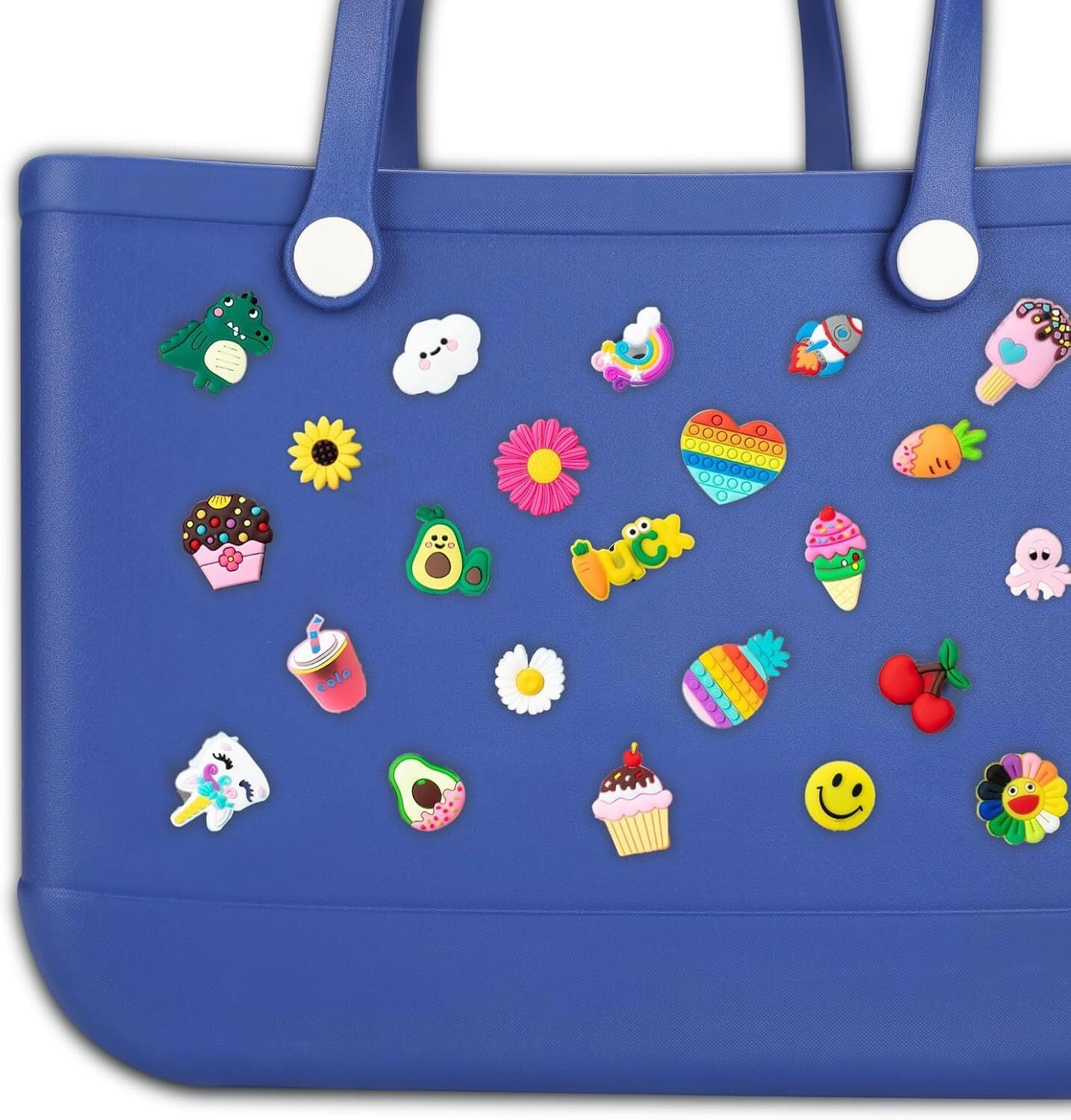 Bag Charms for Bogg Bag Accessories 30PCS PVC Cute Decorative Bogg Bag Charms Fo
