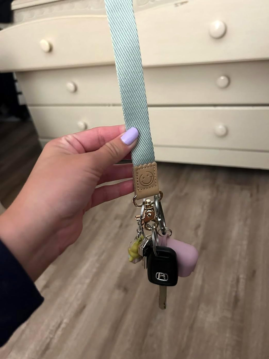 Key Wristlet Strap for Women and Men, Wrist Keychain for Car Keys, Badge, Wallet, and Phone Wrist Strap