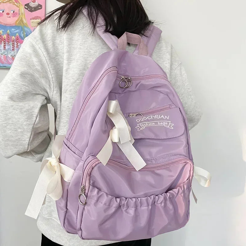 Fashion Backpack Canvas Women Backpack Anti-Theft Shoulder Bags New School Bag for Teenager Girls School Backapck Female